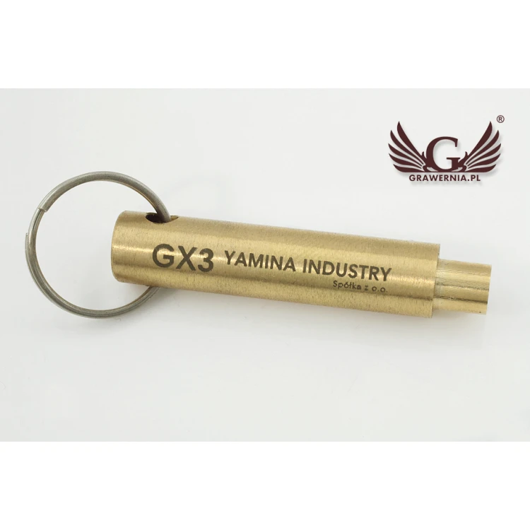 Pocket Brass CNC Engraved Gauge - Reflection Diameter: 6.8mm