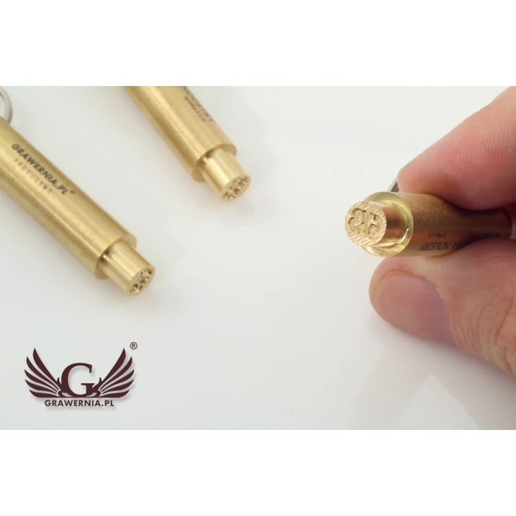 Pocket Brass CNC Engraved Gauge - Reflection Diameter: 6.8mm