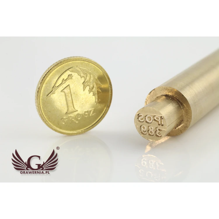 Pocket Brass CNC Engraved Gauge - Reflection Diameter: 6.8mm