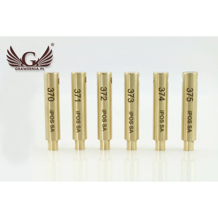 Pocket Brass CNC Engraved Gauge - Reflection Diameter: 6.8mm