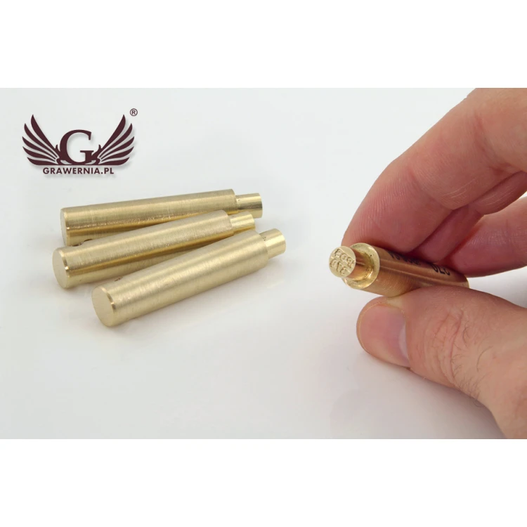 Pocket Brass CNC Engraved Gauge - Reflection Diameter: 6.8mm