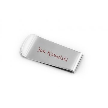 Kevin Money Clip with Engraving - SP008