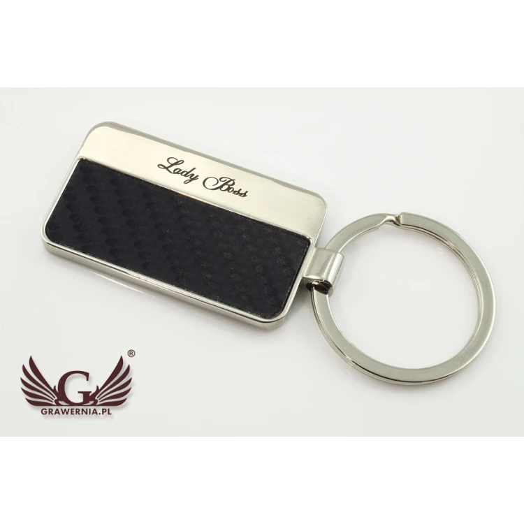 Gift Set with Engraving: Business Card Holder + Pen + Keyring - BRAVO WZ017