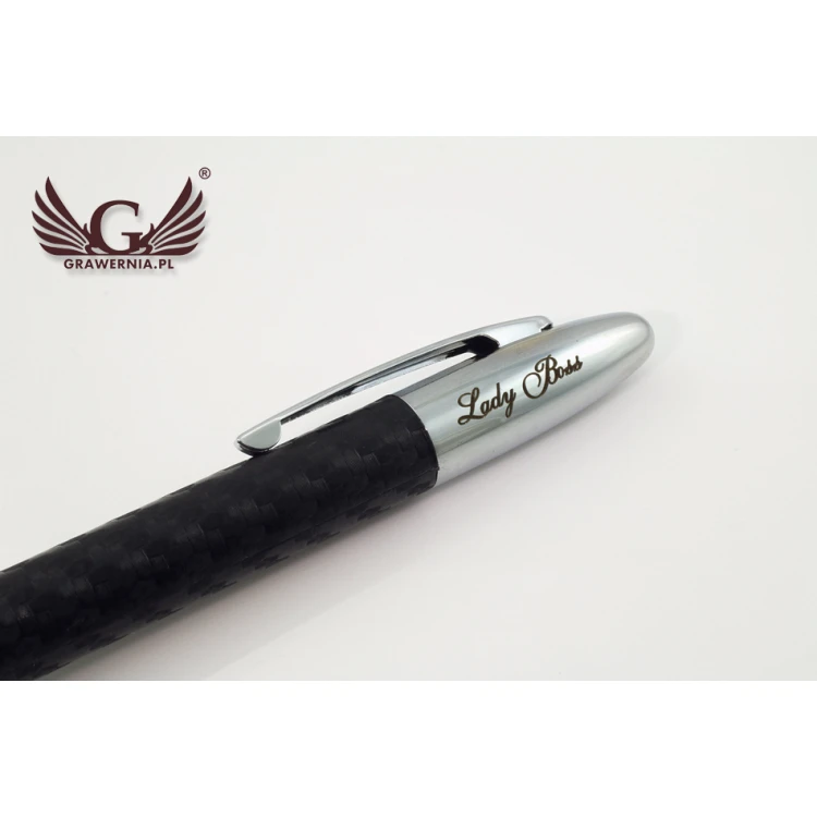 Gift Set with Engraving: Business Card Holder + Pen + Keyring - BRAVO WZ017