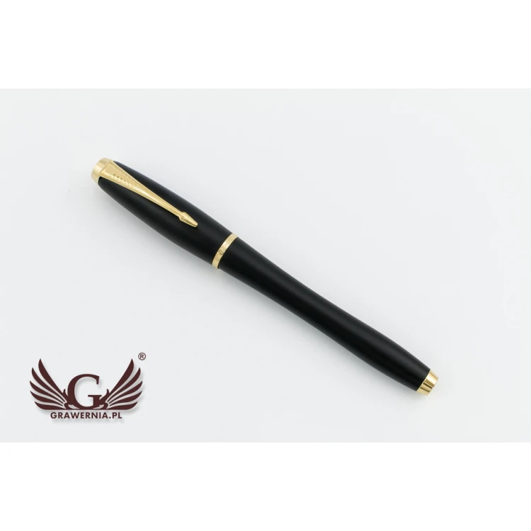 Parker URBAN Muted Black GT Fountain Pen and Ballpoint Pen Set with Case - PAR006-DUO-PT