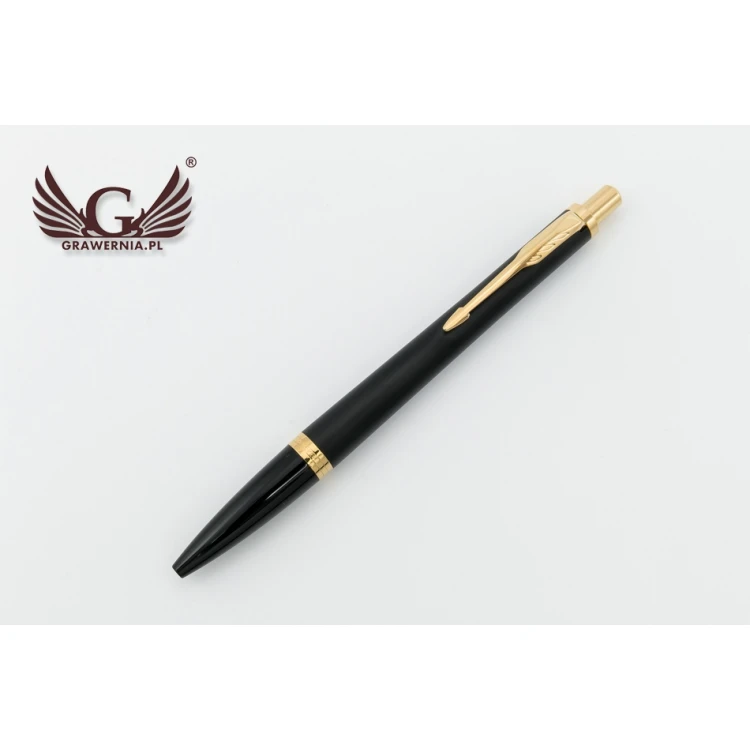 Parker URBAN Muted Black GT Fountain Pen and Ballpoint Pen Set with Case - PAR006-DUO-PT