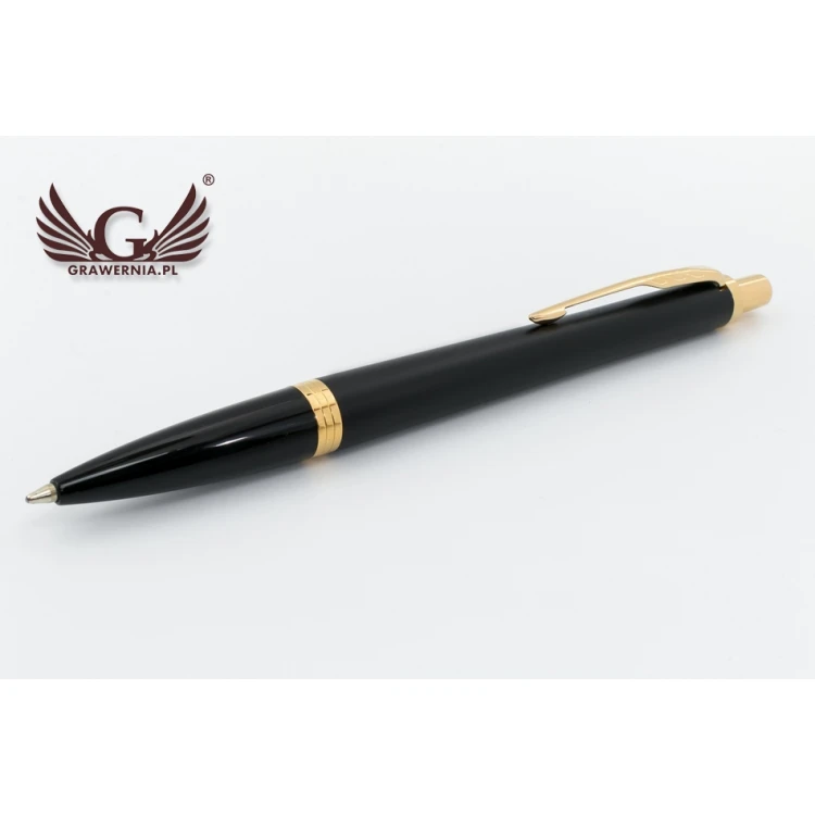 Parker URBAN Muted Black GT Fountain Pen and Ballpoint Pen Set with Case - PAR006-DUO-PT