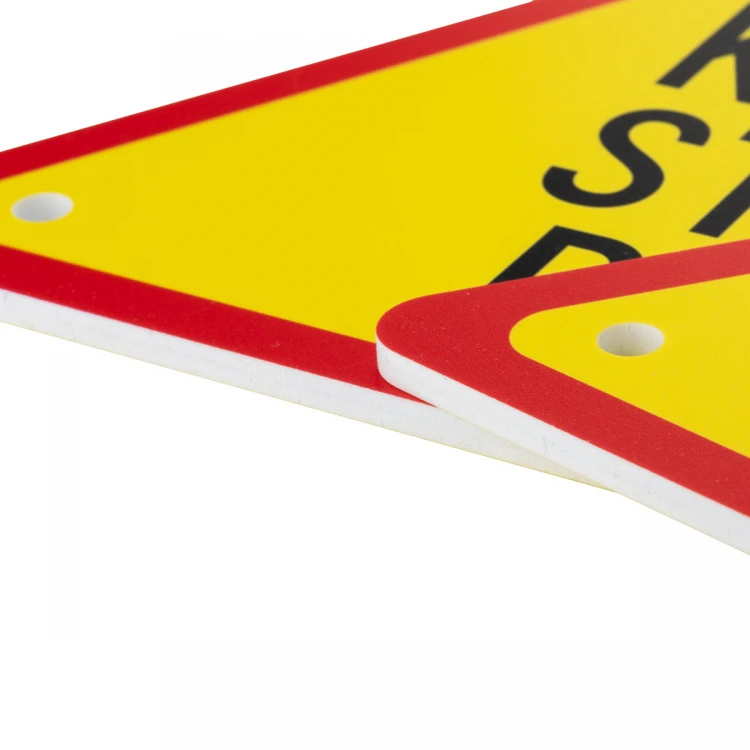 End of Work Zone - dim. 271x240mm - PVC - UV print - BHP193