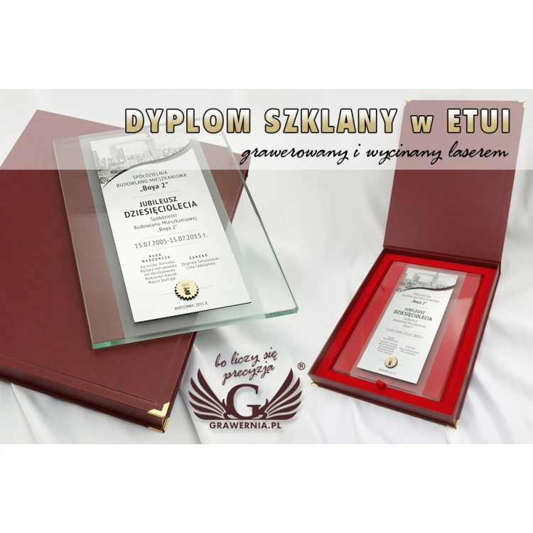 GLASS DIPLOMA - DSZ045 - vertical