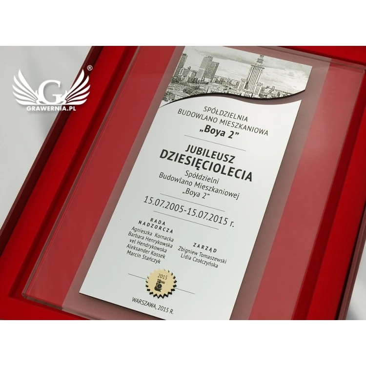 GLASS DIPLOMA - DSZ045 - vertical