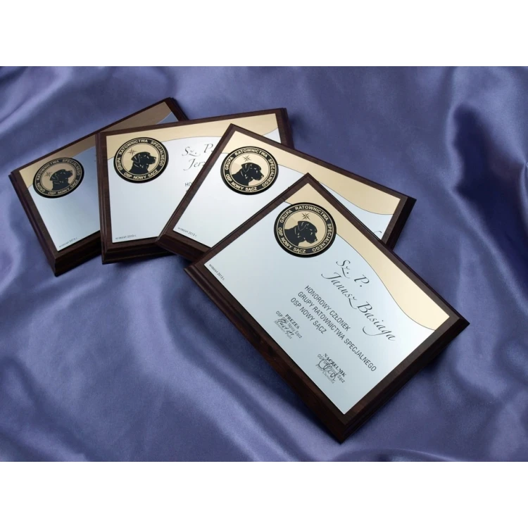 DIPLOMA MD3 - HONORARY MEMBER - diploma with round logo - SL062
