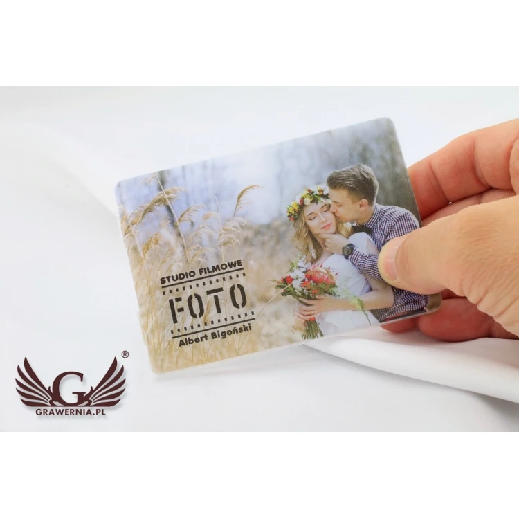 Photo Card Pendrive 8, 16 or 32GB USB 2.0 - UV print