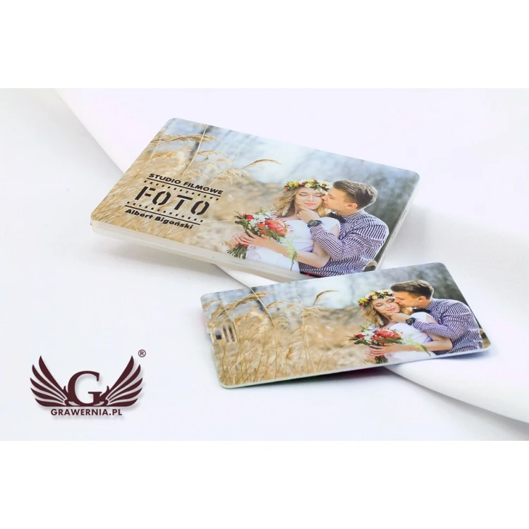 Photo Card Pendrive 8, 16 or 32GB USB 2.0 - UV print