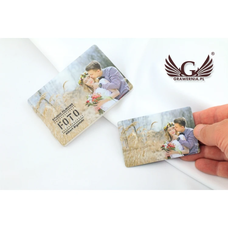 Photo Card Pendrive 8, 16 or 32GB USB 2.0 - UV print