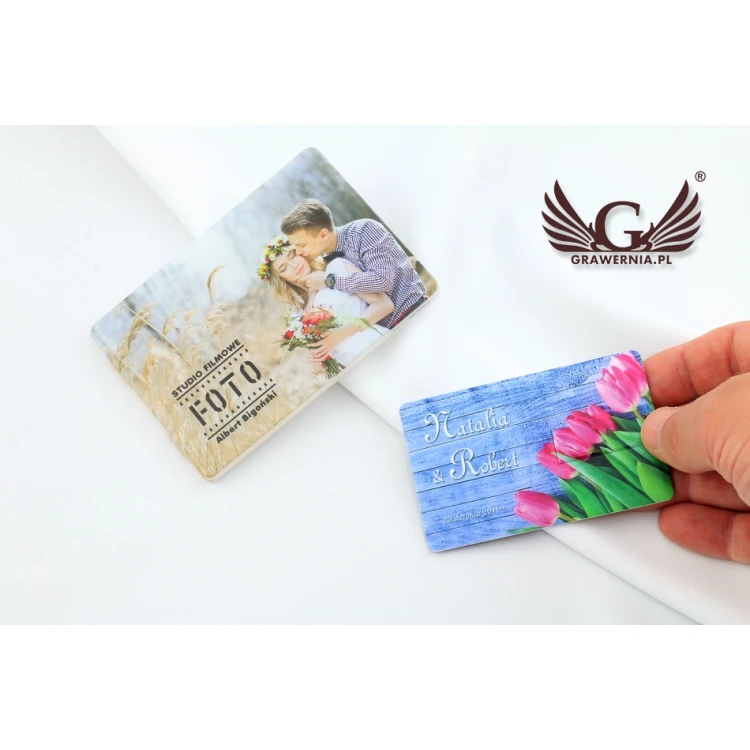 Photo Card Pendrive 8, 16 or 32GB USB 2.0 - UV print