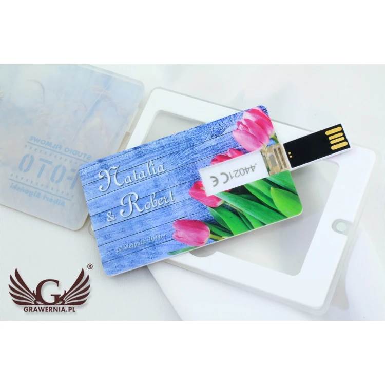 Photo Card Pendrive 8, 16 or 32GB USB 2.0 - UV print
