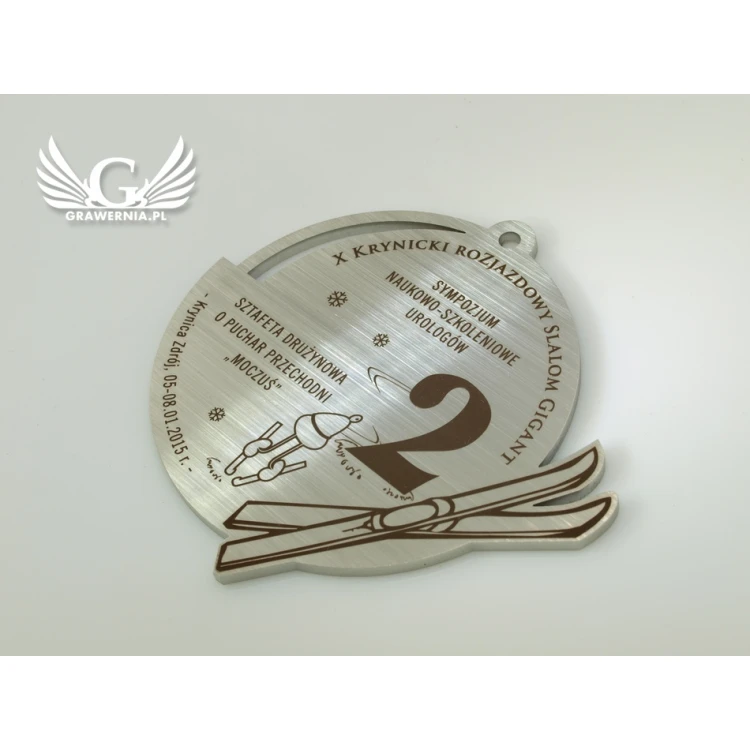 Metal Medals in Three Colors (Brass, Steel, Copper) - Dimensions 93x88mm - MGR091