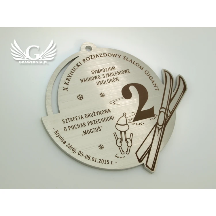 Metal Medals in Three Colors (Brass, Steel, Copper) - Dimensions 93x88mm - MGR091