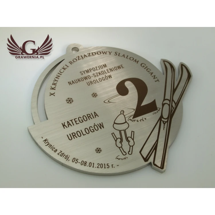 Metal Medals in Three Colors (Brass, Steel, Copper) - Dimensions 93x88mm - MGR091