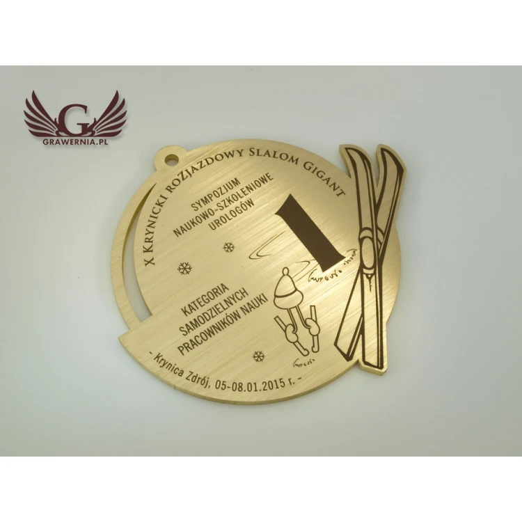 Metal Medals in Three Colors (Brass, Steel, Copper) - Dimensions 93x88mm - MGR091