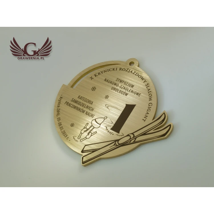 Metal Medals in Three Colors (Brass, Steel, Copper) - Dimensions 93x88mm - MGR091