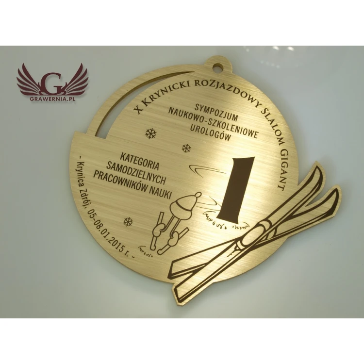 Metal Medals in Three Colors (Brass, Steel, Copper) - Dimensions 93x88mm - MGR091