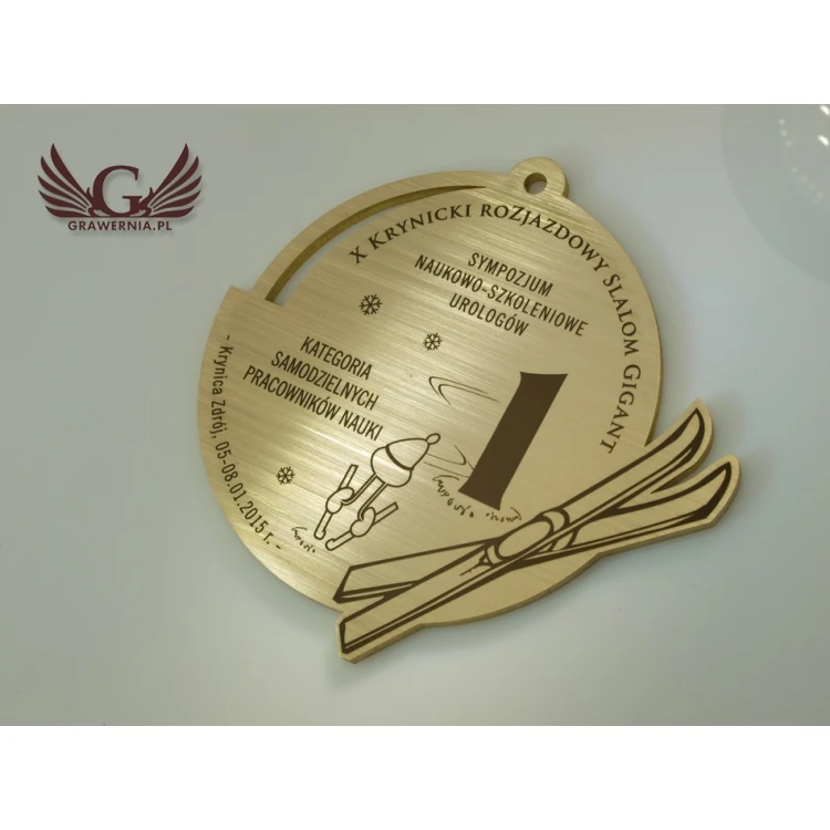 Metal Medals in Three Colors (Brass, Steel, Copper) - Dimensions 93x88mm - MGR091