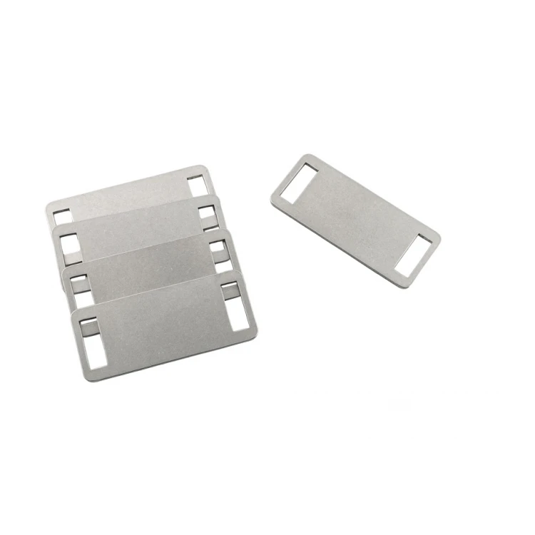 Steel Clothing Tags - dimensions: 35x15mm - ME20