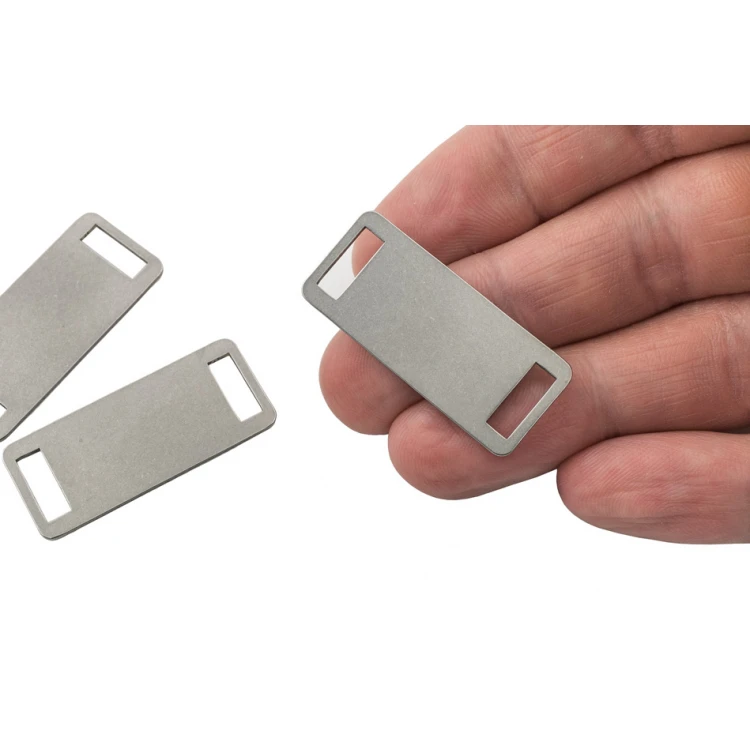 Steel Clothing Tags - dimensions: 35x15mm - ME20