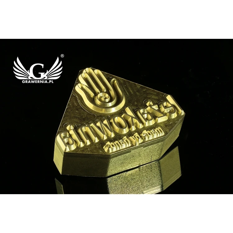 Hot and Cold Logo Embossing Stamp - Die Dimensions 32x27mm or 44x52mm - CNC
