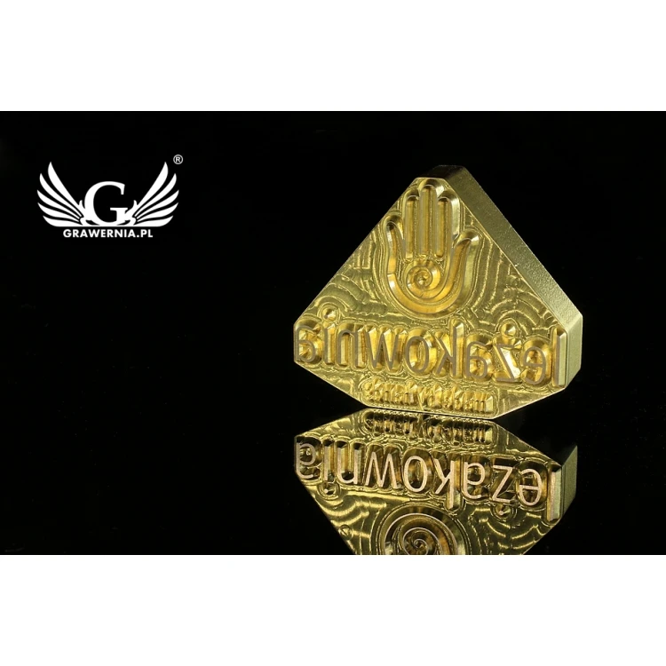 Hot and Cold Logo Embossing Stamp - Die Dimensions 32x27mm or 44x52mm - CNC