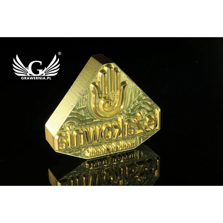 Hot and Cold Logo Embossing Stamp - Die Dimensions 32x27mm or 44x52mm - CNC