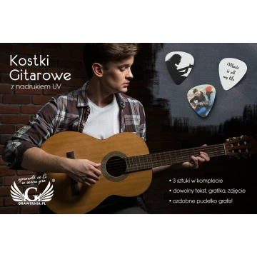 Guitar Picks with UV Print - KG09