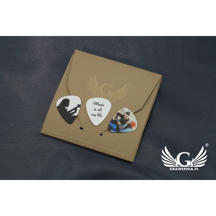 Guitar Picks with UV Print - KG09