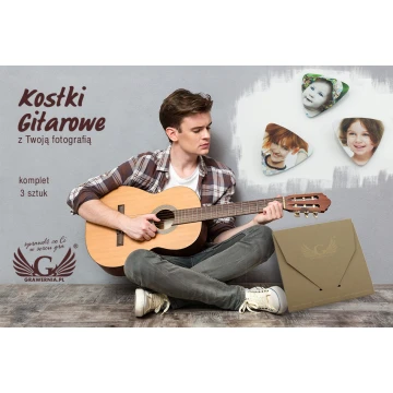 Guitar Picks with Your Photo - UV PRINT KG07