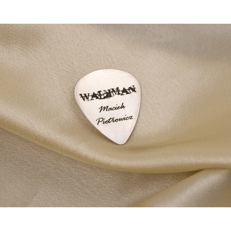 Guitar Picks with Custom Logo - Steel - Set: 3 Pieces