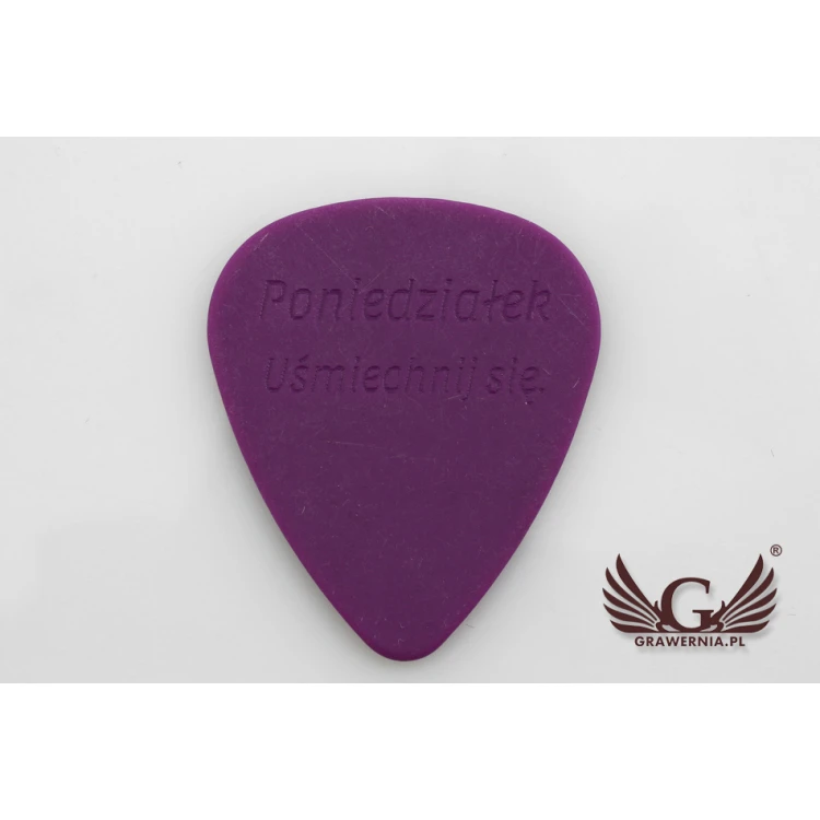 Guitar Picks with Custom Logo - Plastic - Set: 6 Pieces - KG11