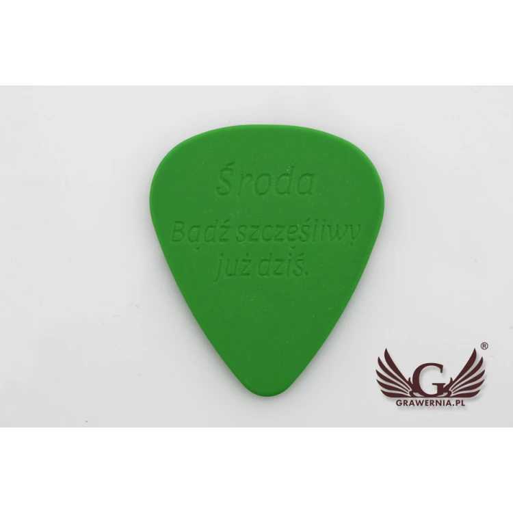 Guitar Picks with Custom Logo - Plastic - Set: 6 Pieces - KG11