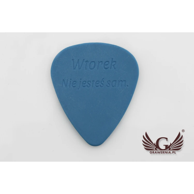 Guitar Picks with Custom Logo - Plastic - Set: 6 Pieces - KG11