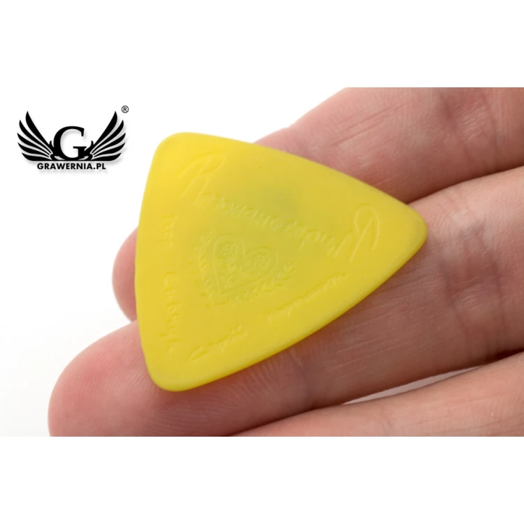 Guitar Picks with Custom Logo - Plastic - Set: 6 Pieces - KG11