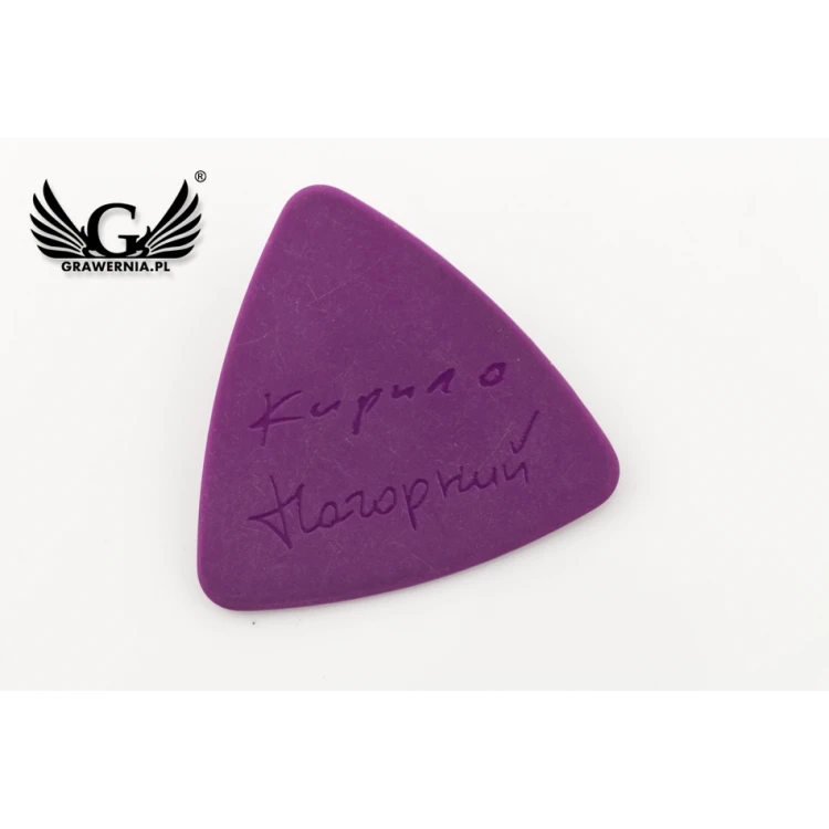 Guitar Picks with Custom Logo - Plastic - Set: 6 Pieces - KG11