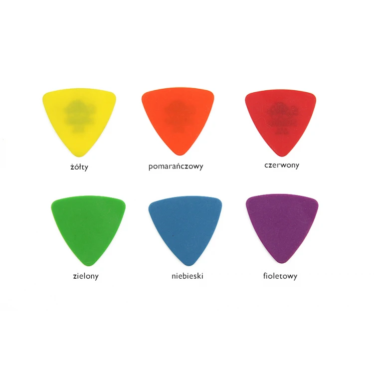 Guitar Picks with Custom Logo - Plastic - Set: 6 Pieces - KG11