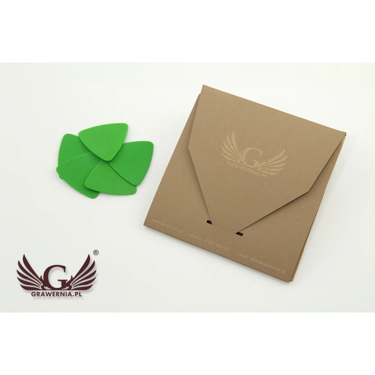 Guitar Picks with Custom Logo - Plastic - Set: 6 Pieces - KG11