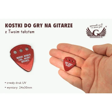 Guitar Picks with Your Text
