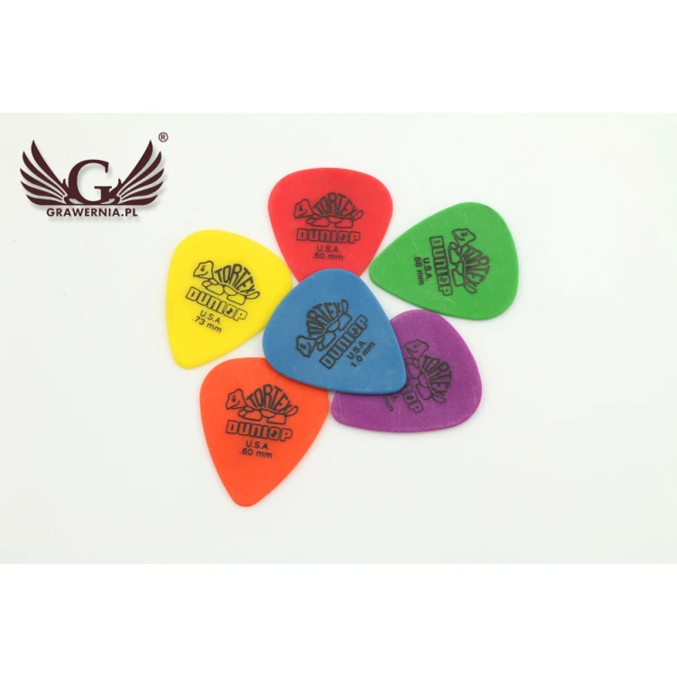 Guitar Picks with Custom Logo - Plastic - Set: 6 Pieces - KG11