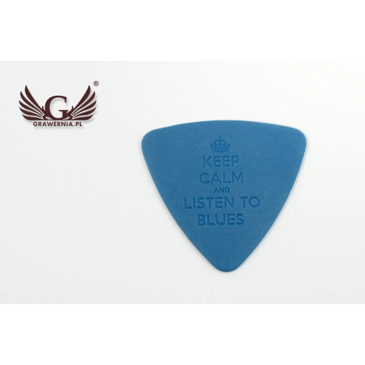 Guitar Picks with Custom Logo - Plastic - Set: 6 Pieces - KG11