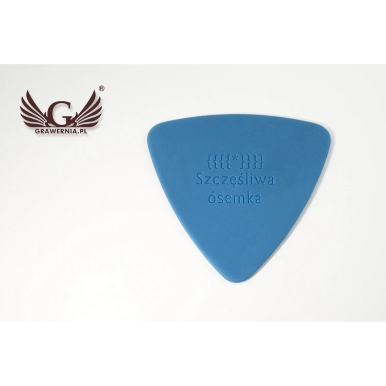 Guitar Picks with Custom Logo - Plastic - Set: 6 Pieces - KG11