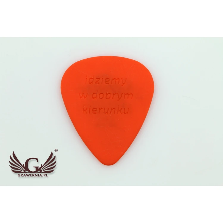 Guitar Picks with Custom Logo - Plastic - Set: 6 Pieces - KG11