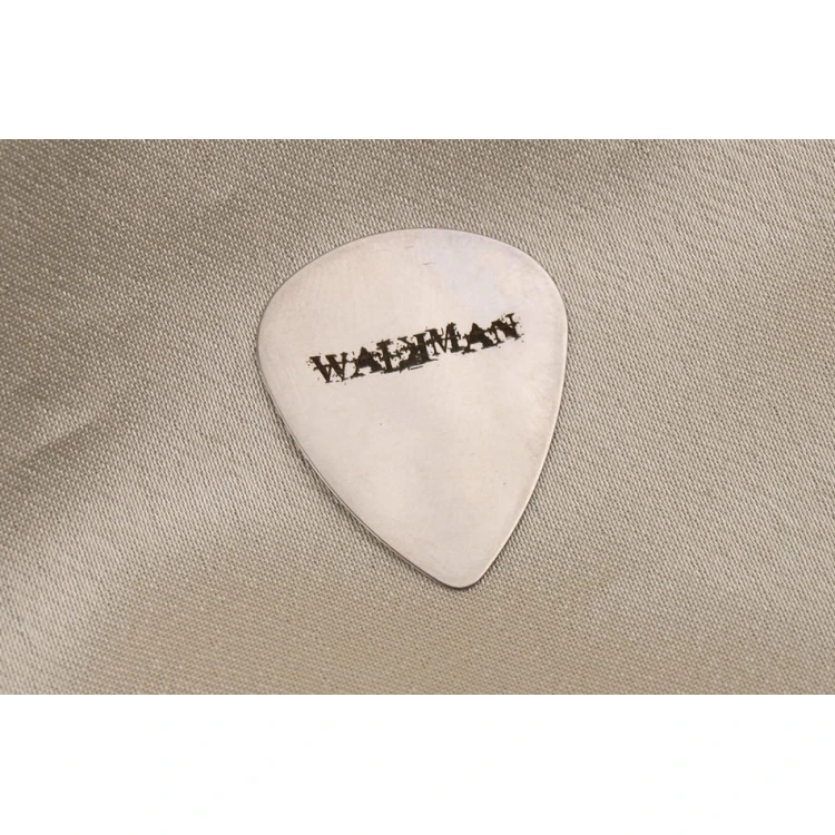Guitar Picks with Custom Logo - Steel - Set: 3 Pieces