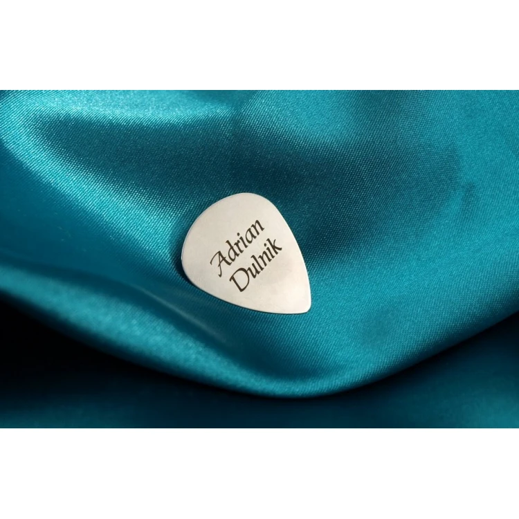 Guitar Picks with Custom Logo - Steel - Set: 3 Pieces